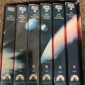 Star Trek vhs set